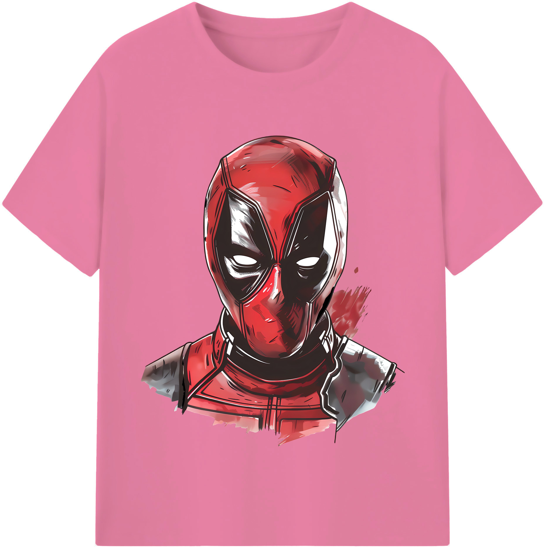 （画像用） Deadpool デッドプール 綿100％半袖Tシャツ（フロントプリント）